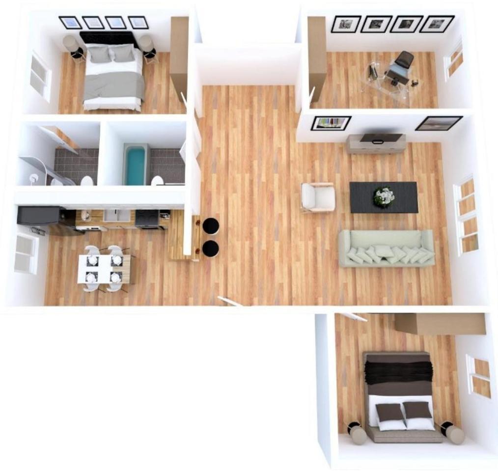 Le Bleu - 2 Chambres - Parking 阿棉 外观 照片