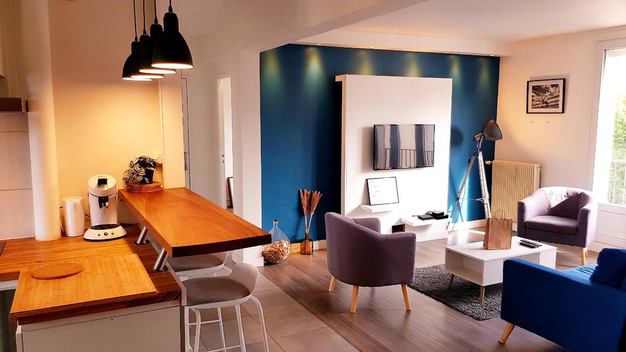 Le Bleu - 2 Chambres - Parking 阿棉 外观 照片